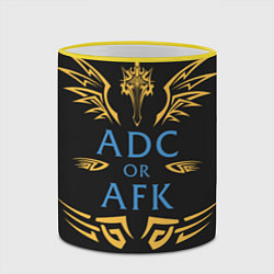 Кружка 3D ADC of AFK, цвет: 3D-желтый кант — фото 2