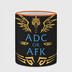 Кружка 3D ADC of AFK, цвет: 3D-оранжевый кант — фото 2