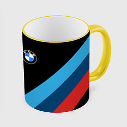 Кружка 3D BMW, цвет: 3D-желтый кант