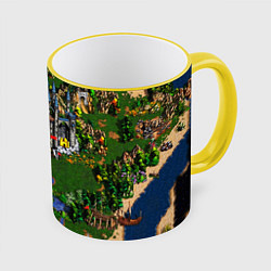 Кружка 3D Heroes of Might and Magic, цвет: 3D-желтый кант
