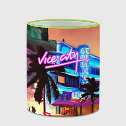 Кружка 3D GTA: VICE CITY, цвет: 3D-светло-зеленый кант — фото 2