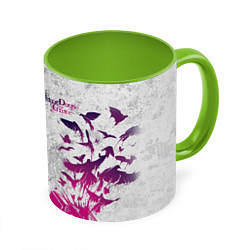 Кружка 3D Three Days Grace, цвет: 3D-белый + светло-зеленый