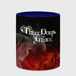 Кружка 3D Three Days Grace, цвет: 3D-белый + синий — фото 2