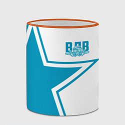 Кружка 3D ВДВ, цвет: 3D-оранжевый кант — фото 2