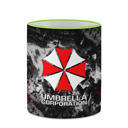 Кружка 3D UMBRELLA CORP, цвет: 3D-светло-зеленый кант — фото 2