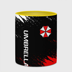 Кружка 3D UMBRELLA CORP, цвет: 3D-белый + желтый — фото 2