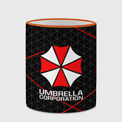 Кружка 3D UMBRELLA CORP, цвет: 3D-оранжевый кант — фото 2