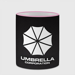 Кружка 3D Umbrella Corporation, цвет: 3D-розовый кант — фото 2