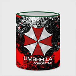 Кружка 3D UMBRELLA CORP, цвет: 3D-зеленый кант — фото 2