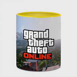 Кружка 3D GTA Online, цвет: 3D-белый + желтый — фото 2
