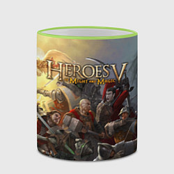Кружка 3D Heroes of Might and Magic, цвет: 3D-светло-зеленый кант — фото 2