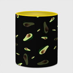Кружка 3D Авокадо, цвет: 3D-белый + желтый — фото 2