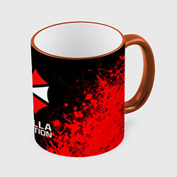 Кружка 3D UMBRELLA CORPORATION, цвет: 3D-оранжевый кант