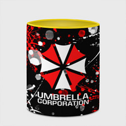 Кружка 3D UMBRELLA CORPORATION, цвет: 3D-белый + желтый — фото 2