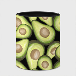 Кружка 3D Avocado background, цвет: 3D-белый + черный — фото 2