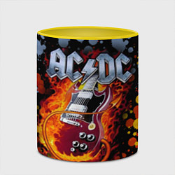 Кружка 3D ACDC, цвет: 3D-белый + желтый — фото 2