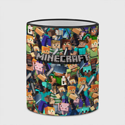 Кружка 3D MINECRAFT ПЕРСОНАЖИ, цвет: 3D-черный кант — фото 2