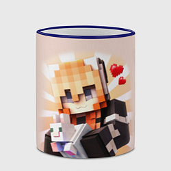 Кружка 3D MINECRAFT, цвет: 3D-синий кант — фото 2