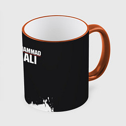 Кружка 3D Muhammad Ali, цвет: 3D-оранжевый кант