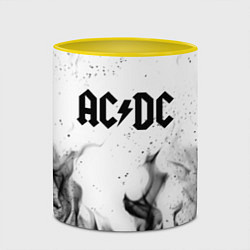 Кружка 3D ACDC, цвет: 3D-белый + желтый — фото 2