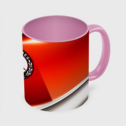 Кружка 3D MERCEDES-BENZ, цвет: 3D-белый + розовый