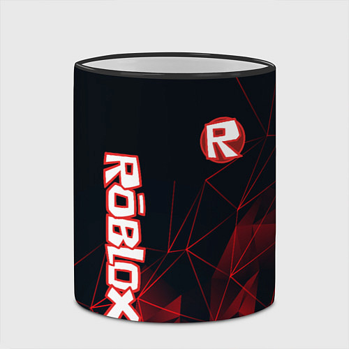 Кружка цветная ROBLOX / 3D-Черный кант – фото 2