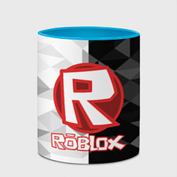 Кружка 3D ROBLOX, цвет: 3D-белый + небесно-голубой — фото 2