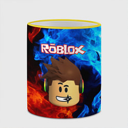 Кружка 3D ROBLOX, цвет: 3D-желтый кант — фото 2