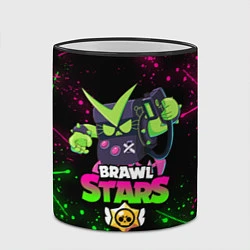Кружка 3D BRAWL STARS VIRUS 8-BIT, цвет: 3D-черный кант — фото 2