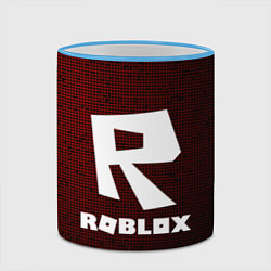 Кружка 3D Roblox, цвет: 3D-небесно-голубой кант — фото 2