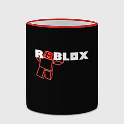 Кружка 3D Роблокс Roblox, цвет: 3D-красный кант — фото 2