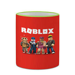 Кружка 3D ROBLOX, цвет: 3D-светло-зеленый кант — фото 2