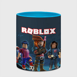 Кружка 3D ROBLOX, цвет: 3D-белый + небесно-голубой — фото 2