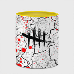 Кружка 3D DEAD BY DAYLIGHT, цвет: 3D-белый + желтый — фото 2