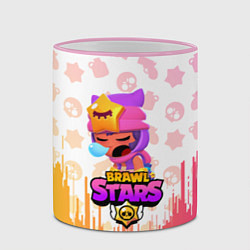 Кружка 3D BRAWL STARS SANDY, цвет: 3D-розовый кант — фото 2