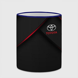Кружка 3D TOYOTA, цвет: 3D-синий кант — фото 2