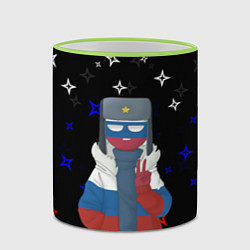 Кружка 3D CountryHumans, цвет: 3D-светло-зеленый кант — фото 2