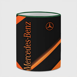 Кружка 3D Mercedes-Benz, цвет: 3D-зеленый кант — фото 2