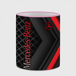 Кружка 3D Mercedes-Benz, цвет: 3D-розовый кант — фото 2