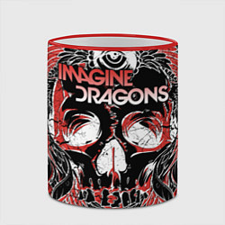 Кружка 3D Imagine Dragons, цвет: 3D-красный кант — фото 2