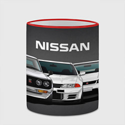 Кружка 3D NISSAN, цвет: 3D-красный кант — фото 2