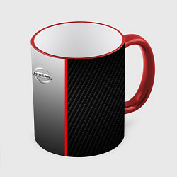Кружка 3D NISSAN NISMO, цвет: 3D-красный кант