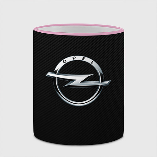 Кружка цветная Opel / 3D-Розовый кант – фото 2