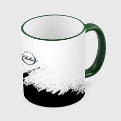 Кружка 3D Opel, цвет: 3D-зеленый кант