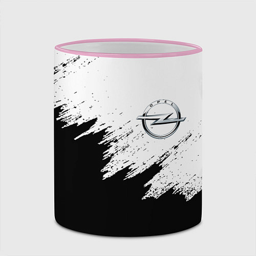 Кружка цветная Opel / 3D-Розовый кант – фото 2