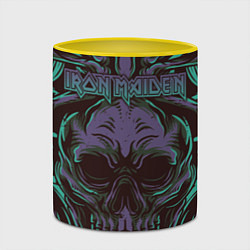 Кружка 3D Iron Maiden, цвет: 3D-белый + желтый — фото 2