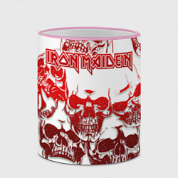 Кружка 3D Iron Maiden, цвет: 3D-розовый кант — фото 2