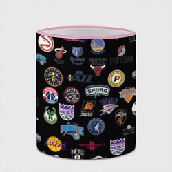 Кружка 3D NBA Pattern, цвет: 3D-розовый кант — фото 2