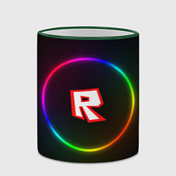 Кружка 3D Roblox, цвет: 3D-зеленый кант — фото 2