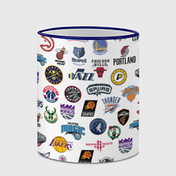 Кружка 3D NBA Pattern, цвет: 3D-синий кант — фото 2